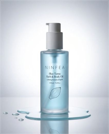 Body oil with reflection